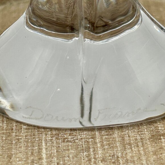 Vintage Daum France Crystal Doe Deer Figurine - Picture 6 of 8